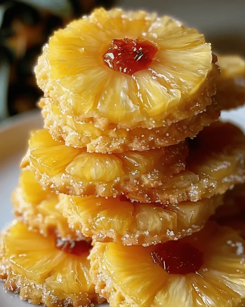 Pineapple Upside Sugar Cookies Recipe