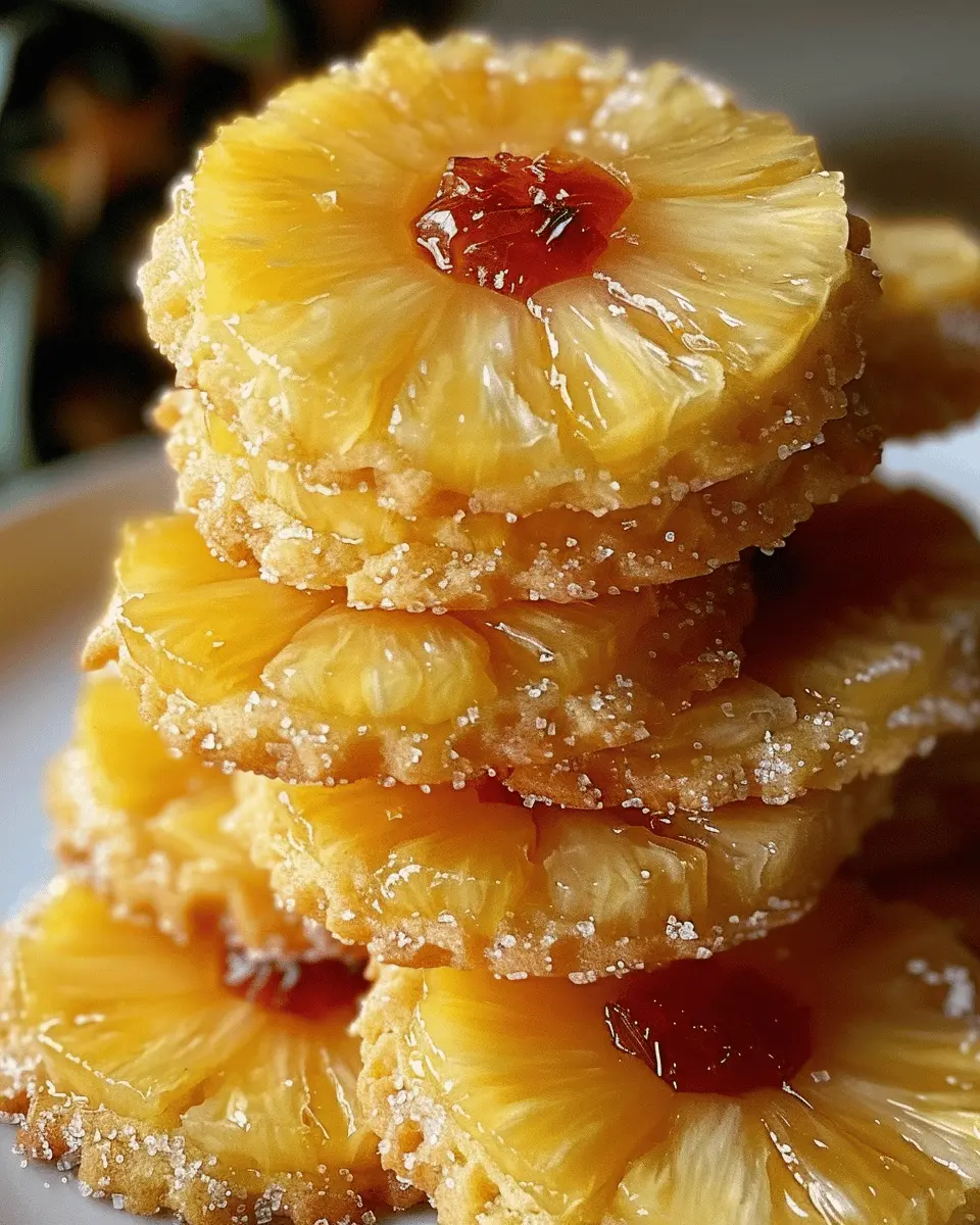 Pineapple Upside Sugar Cookies Recipe