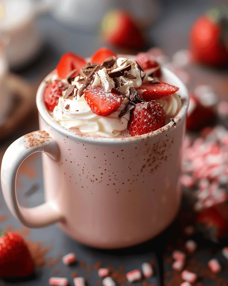 Strawberry Hot Chocolate
