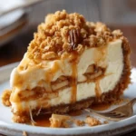 Apple Crisp Cheesecake