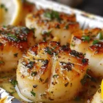 Garlic Butter Baked Scallops