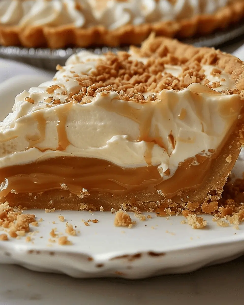 Creamy Caramel Cream Pie