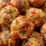 Rotel Cream Cheese Sausage Balls