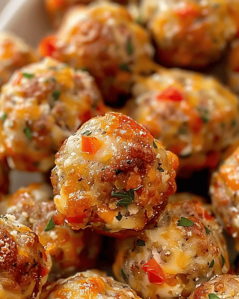 Rotel Cream Cheese Sausage Balls