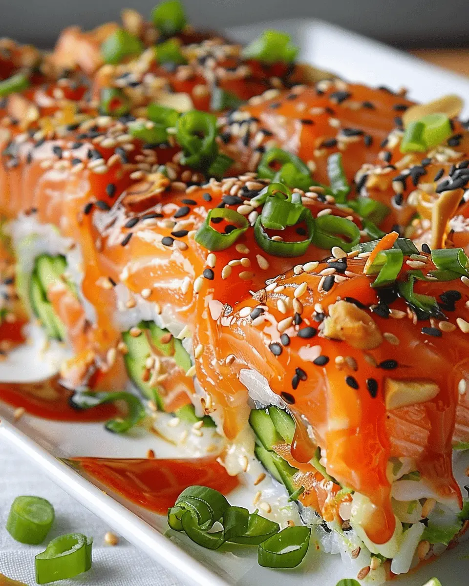 Salmon Sushi Bake