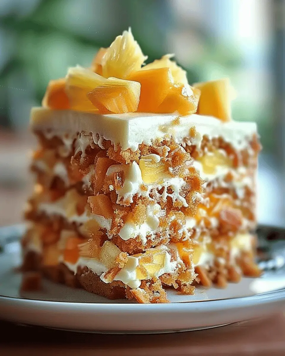 Hawaiian Carrot Pineapple Cake