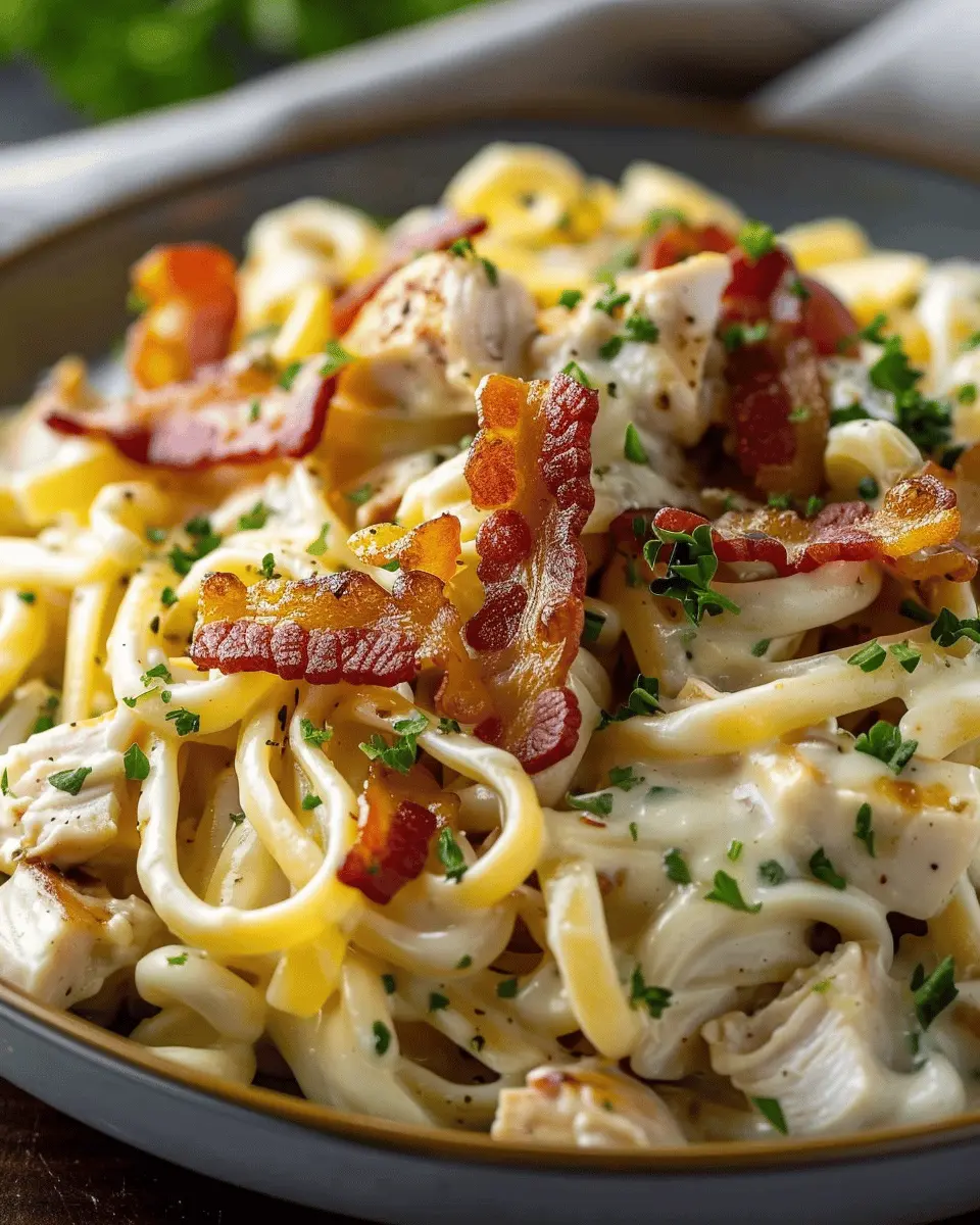 Chicken Bacon Ranch Pasta