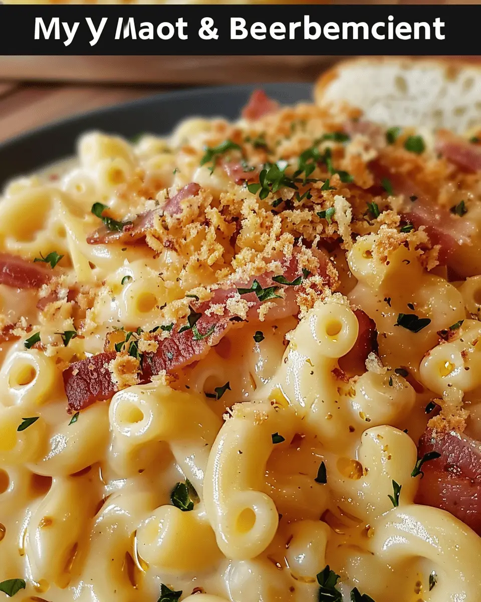 My Oktoberfest Bacon Beer Mac & Cheese