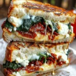 Sun-Dried Tomato, Spinach, and Ricotta Grilled Cheese