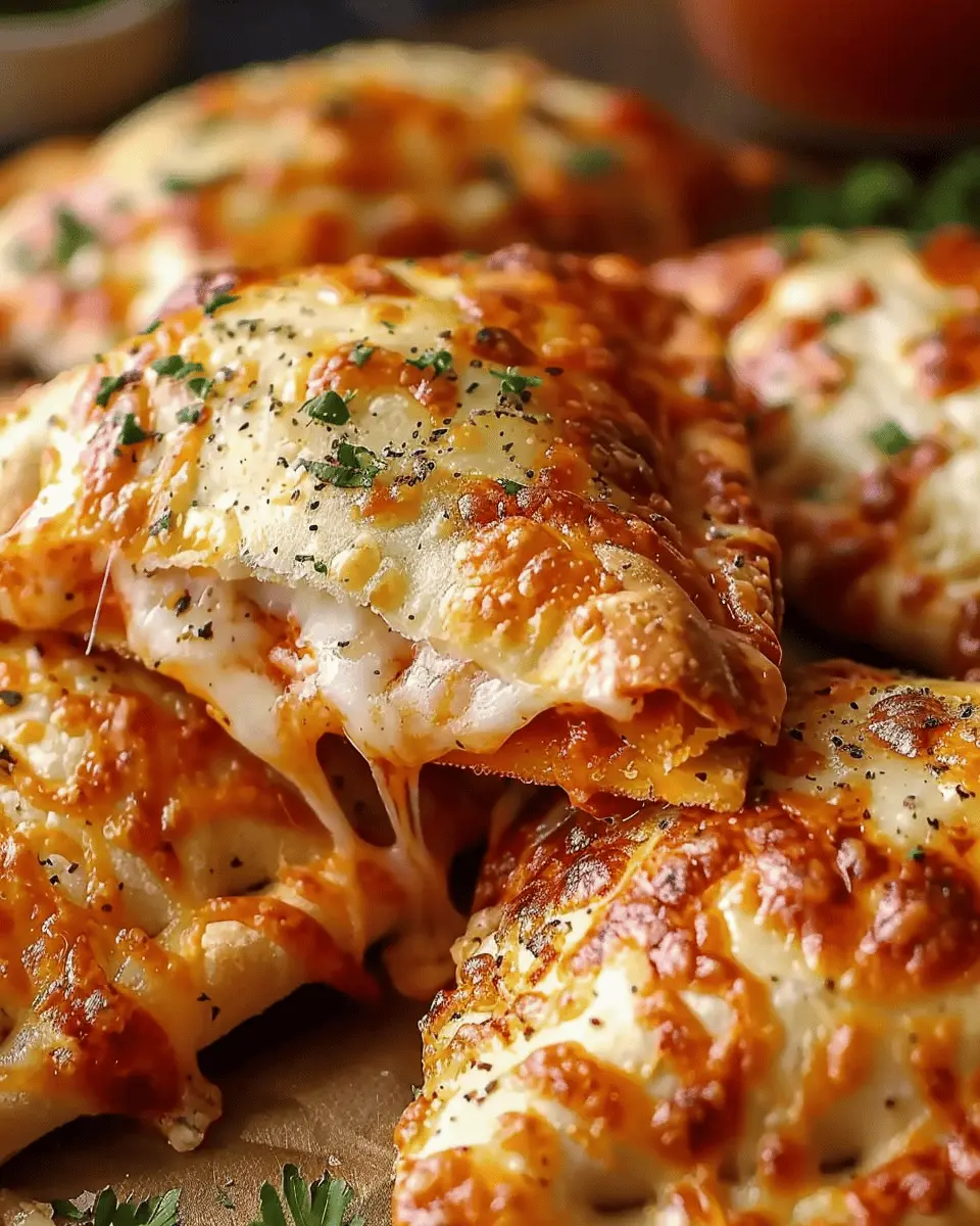 Homemade Easy Cheesy Pizza Pockets