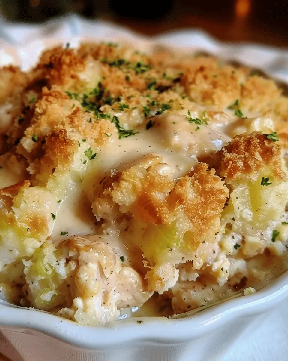 CHICKEN & DRESSING CASSEROLE