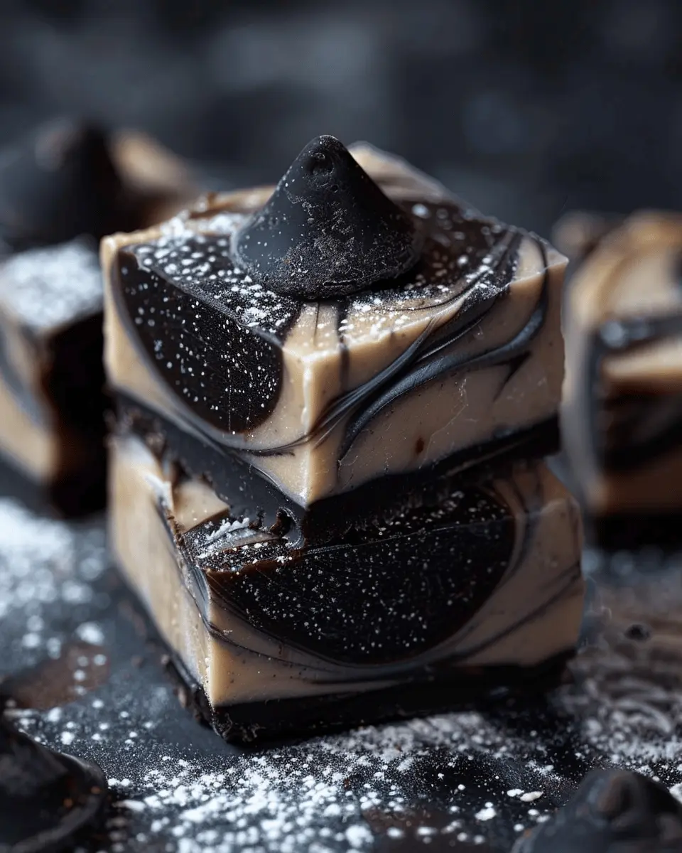 Halloween Midnight Moon Fudge