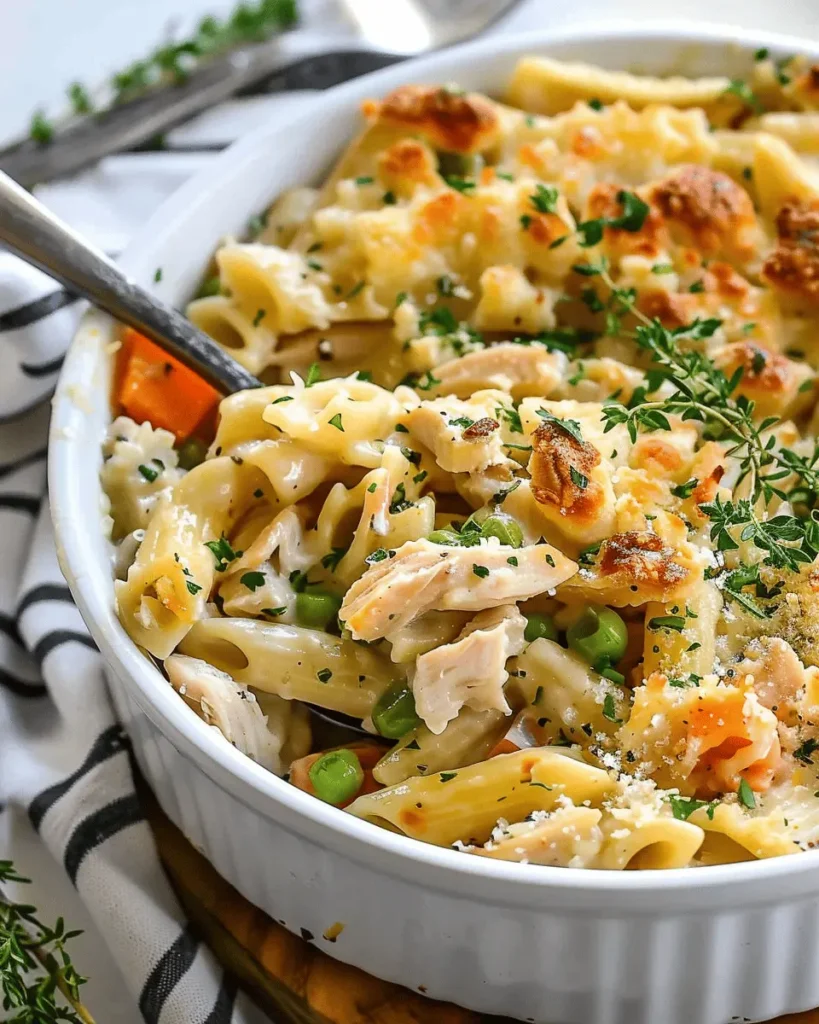 Chicken Pot Pie Pasta Recipe