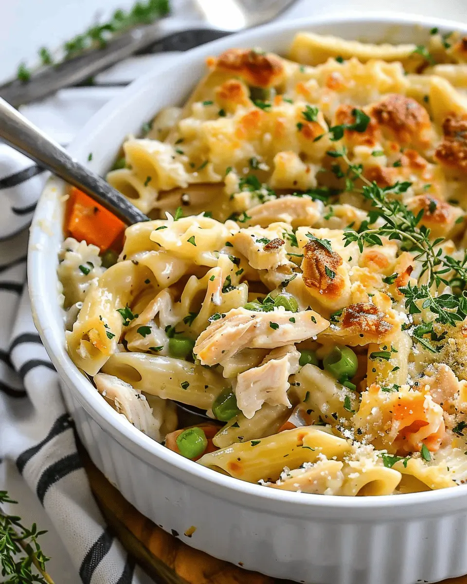 Chicken Pot Pie Pasta Recipe