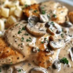 Creamy Chicken with Mushrooms and Dijon Sauce