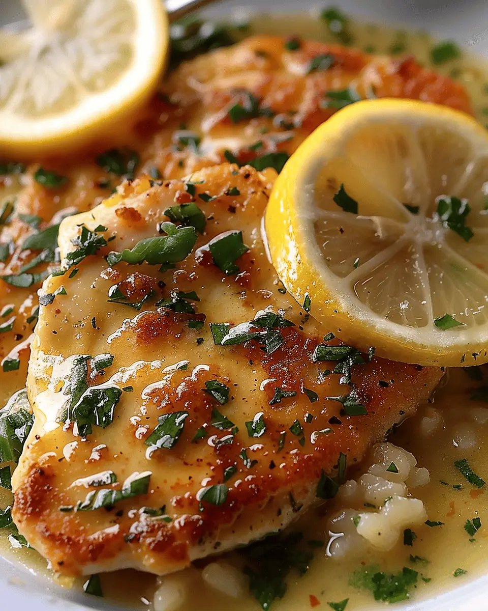 Chicken Piccata with Lemon Sauce
