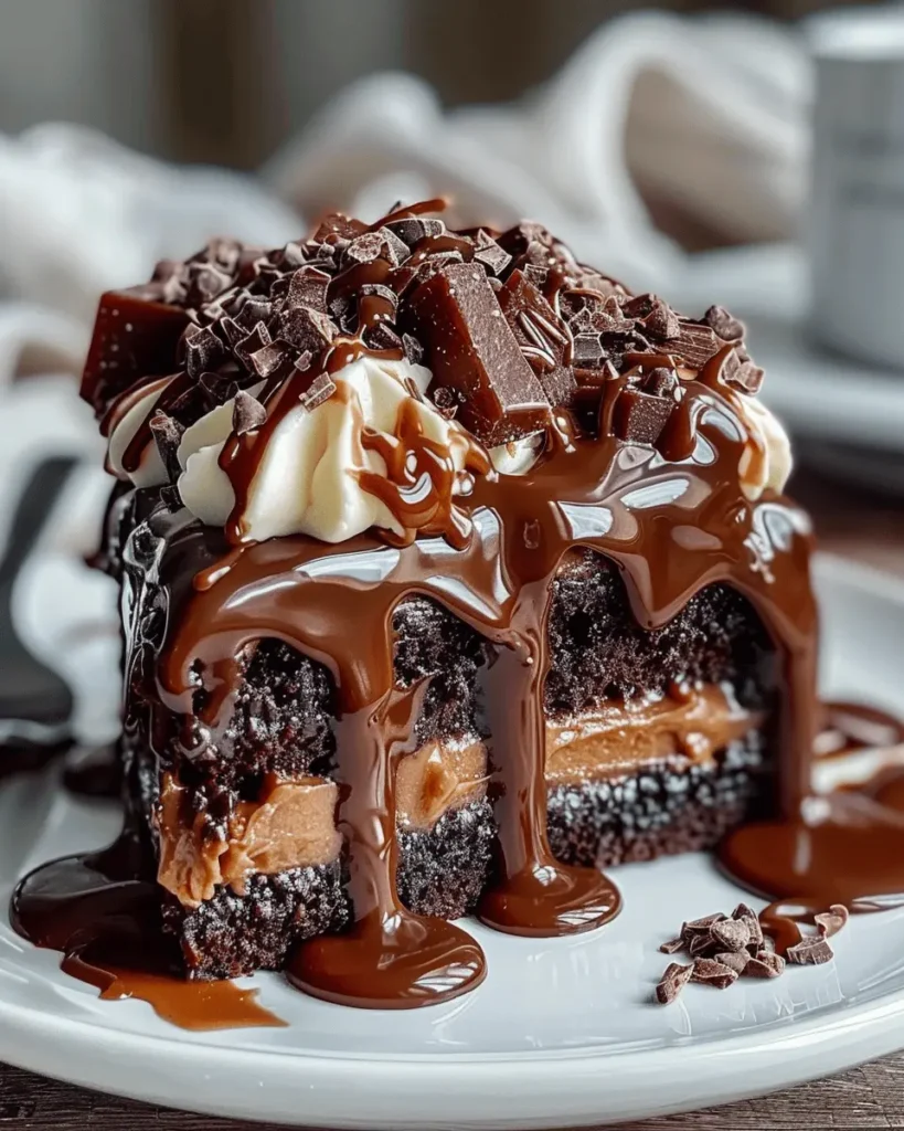 Chocolate Turtle Cake