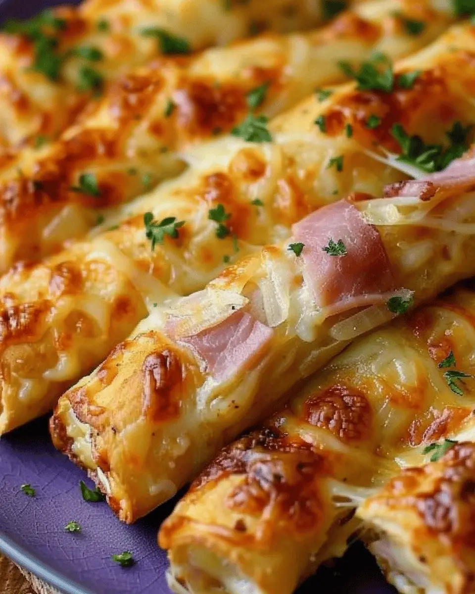 Ham and Cheese Sticks