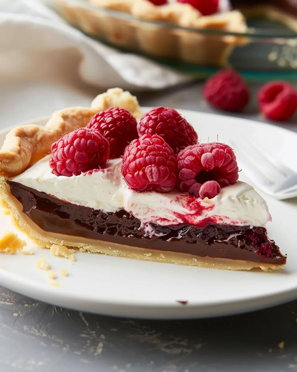 Chocolate Raspberry Pie