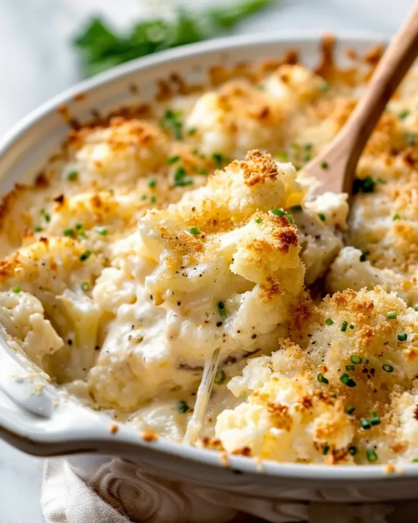Cheesy Cauliflower Casserole