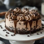 Mocha Chocolate Chip Ice Cream Cheesecake