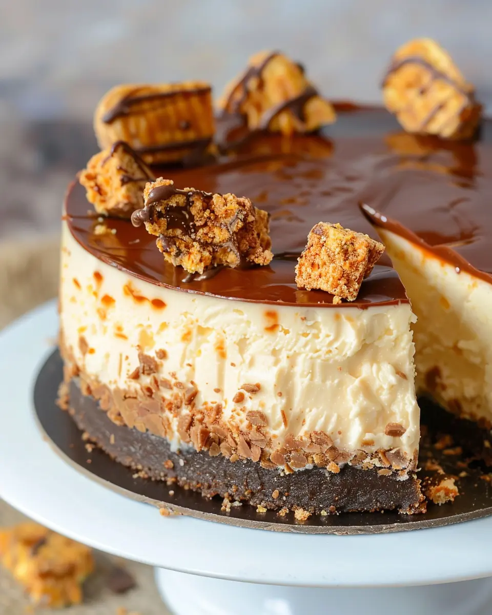 Butterfinger Cheesecake