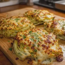 Cheesy Baked Cabbage Steaks: A Delightful Family Favorite-image